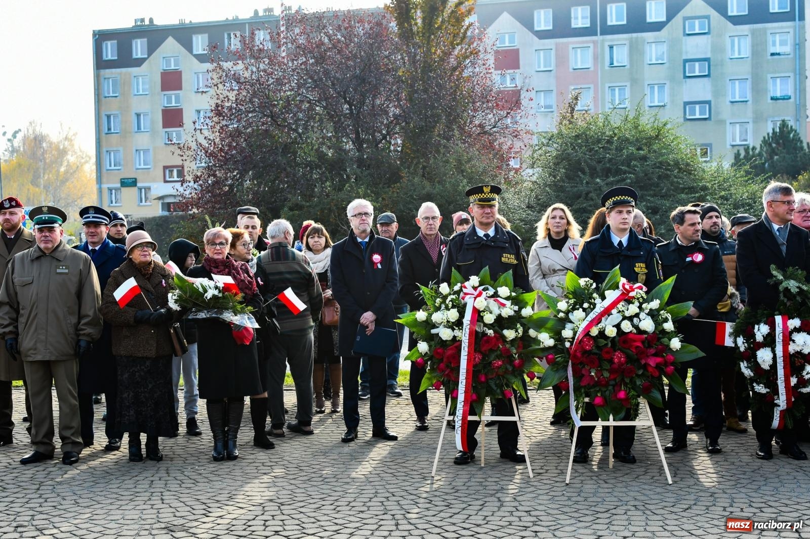 Zdjęcie w galerii na portalu naszraciborz.pl: Miejskie uroczystości z okazji Narodowego Święta Niepodległości [FOTO i WIDEO] wiadomości z regionu