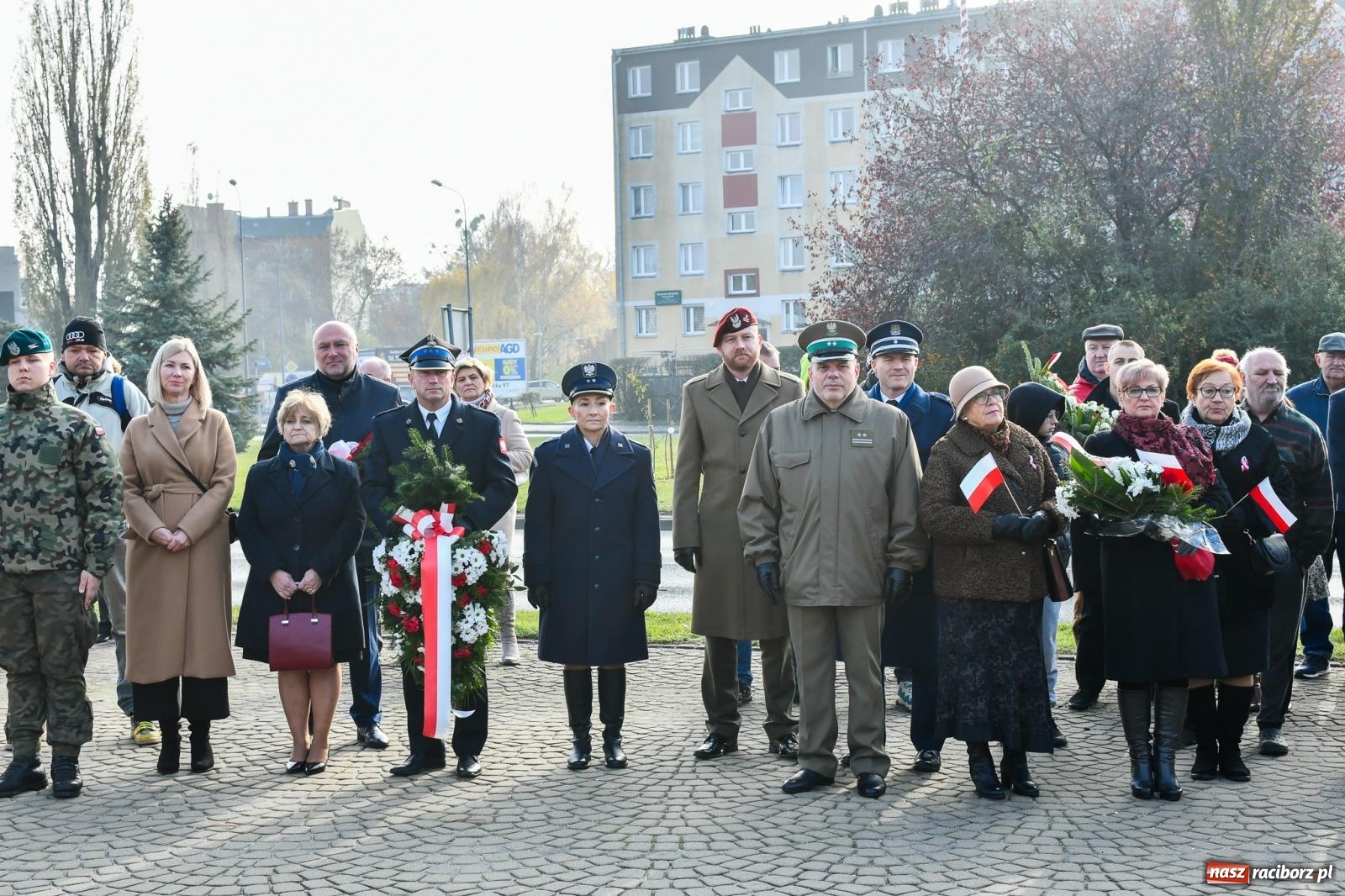 Zdjęcie w galerii na portalu naszraciborz.pl: Miejskie uroczystości z okazji Narodowego Święta Niepodległości [FOTO i WIDEO] wiadomości z regionu