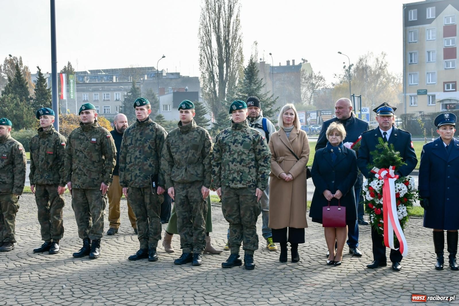 Zdjęcie w galerii na portalu naszraciborz.pl: Miejskie uroczystości z okazji Narodowego Święta Niepodległości [FOTO i WIDEO] wiadomości z regionu