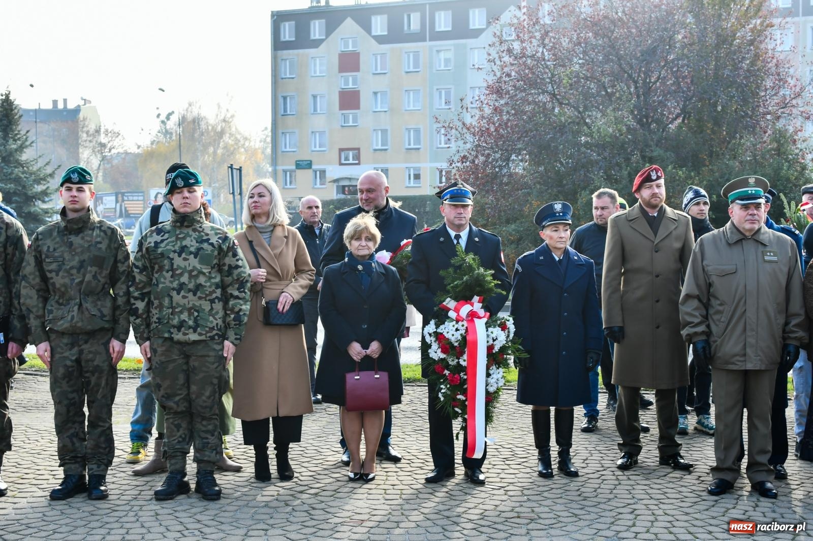 Zdjęcie w galerii na portalu naszraciborz.pl: Miejskie uroczystości z okazji Narodowego Święta Niepodległości [FOTO i WIDEO] wiadomości z regionu