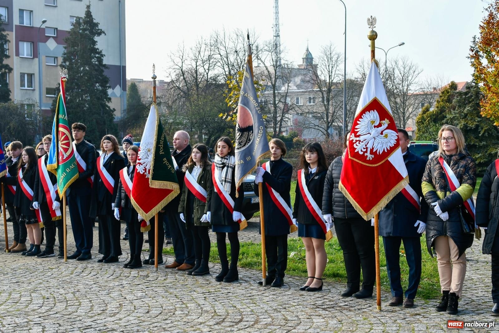 Zdjęcie w galerii na portalu naszraciborz.pl: Miejskie uroczystości z okazji Narodowego Święta Niepodległości [FOTO i WIDEO] wiadomości z regionu