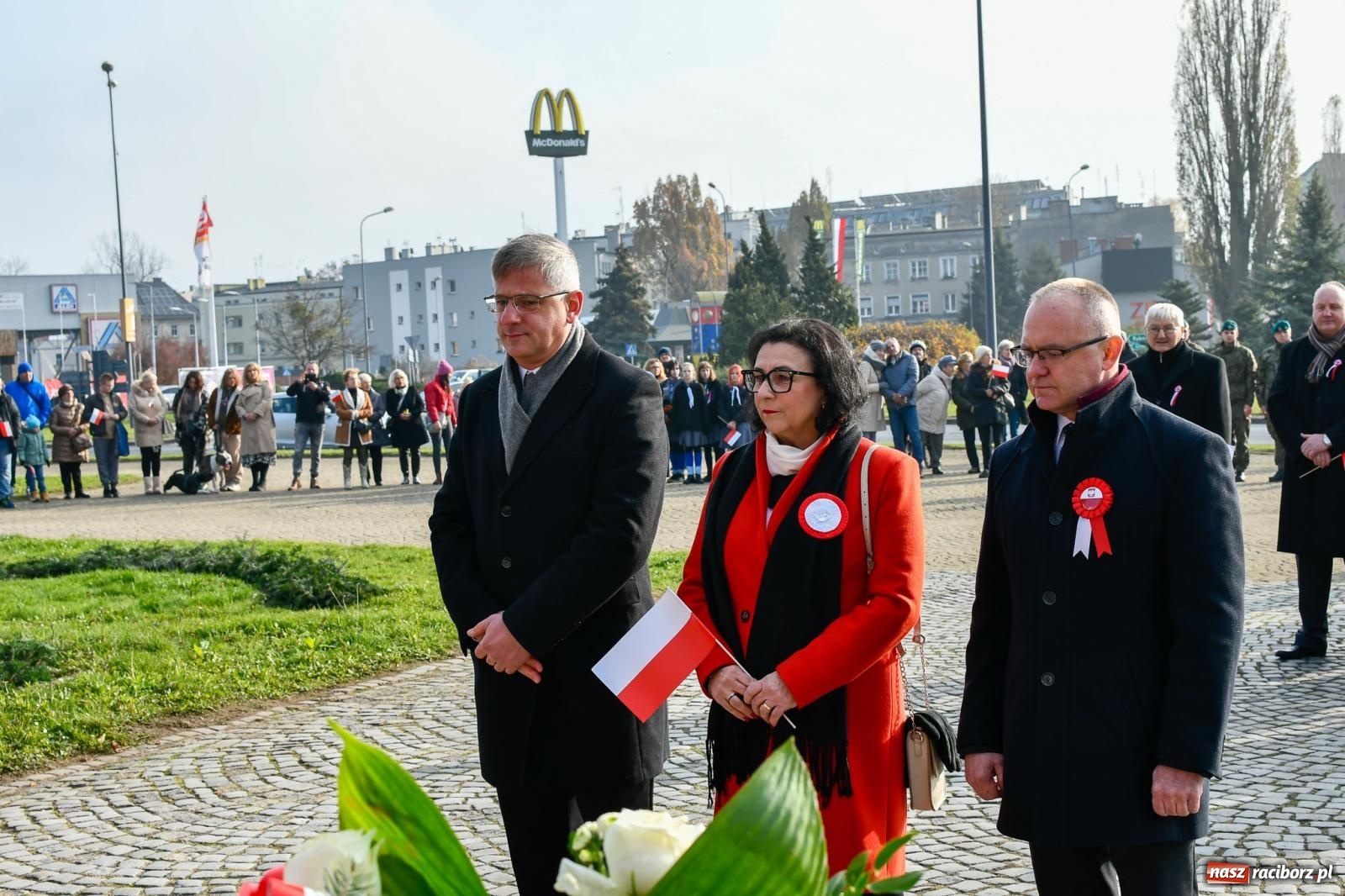 Zdjęcie w galerii na portalu naszraciborz.pl: Miejskie uroczystości z okazji Narodowego Święta Niepodległości [FOTO i WIDEO] wiadomości z regionu