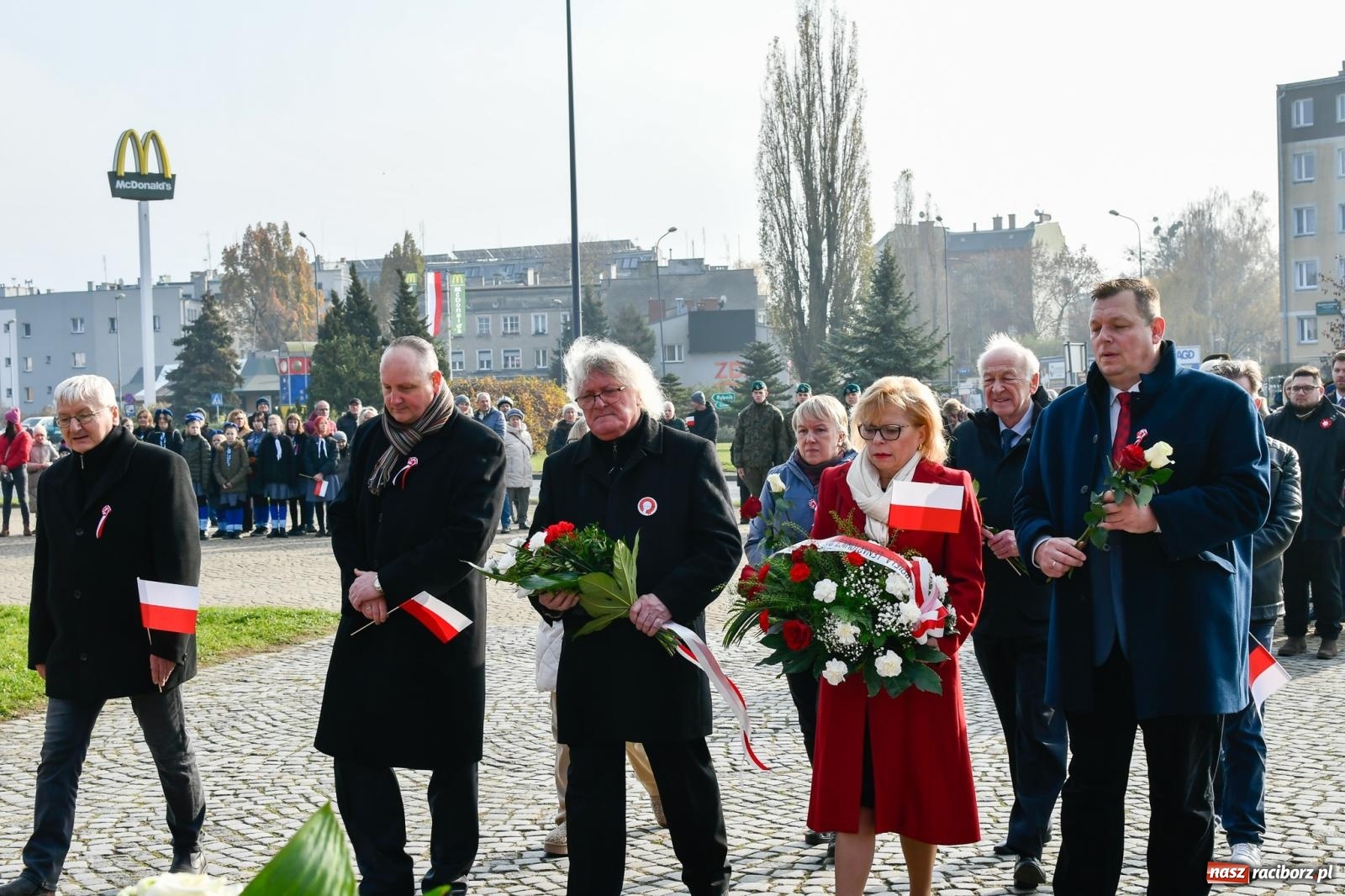 Zdjęcie w galerii na portalu naszraciborz.pl: Miejskie uroczystości z okazji Narodowego Święta Niepodległości [FOTO i WIDEO] wiadomości z regionu