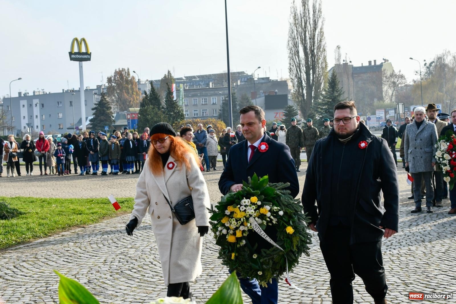 Zdjęcie w galerii na portalu naszraciborz.pl: Miejskie uroczystości z okazji Narodowego Święta Niepodległości [FOTO i WIDEO] wiadomości z regionu