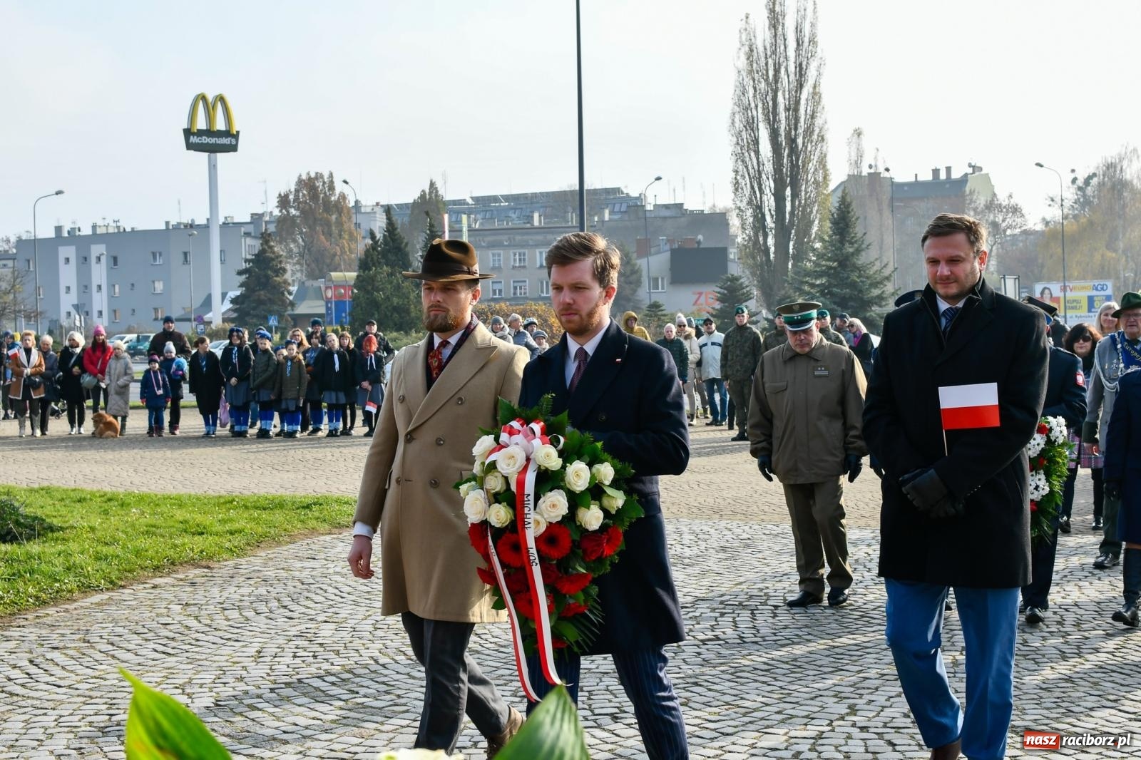 Zdjęcie w galerii na portalu naszraciborz.pl: Miejskie uroczystości z okazji Narodowego Święta Niepodległości [FOTO i WIDEO] wiadomości z regionu