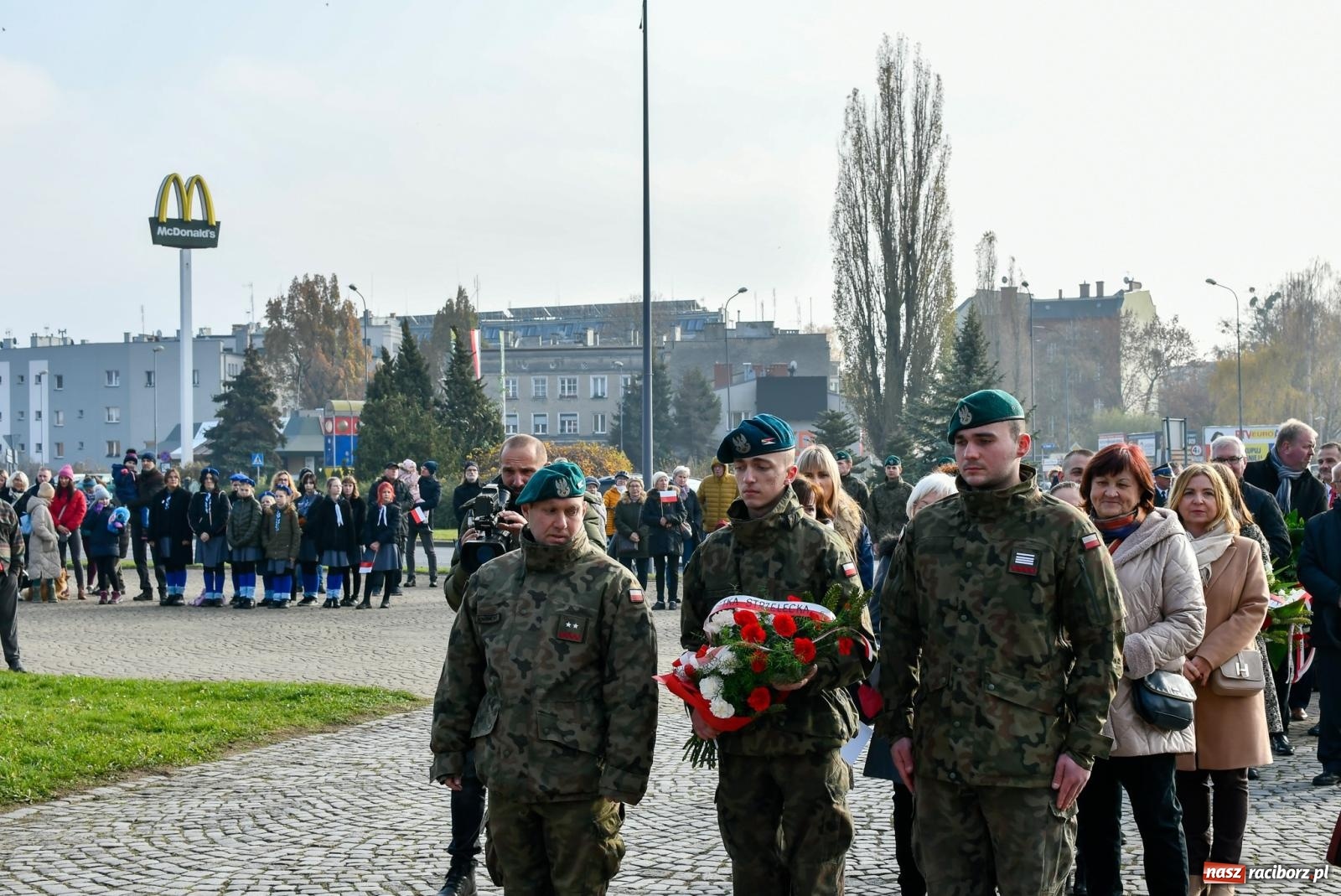 Zdjęcie w galerii na portalu naszraciborz.pl: Miejskie uroczystości z okazji Narodowego Święta Niepodległości [FOTO i WIDEO] wiadomości z regionu