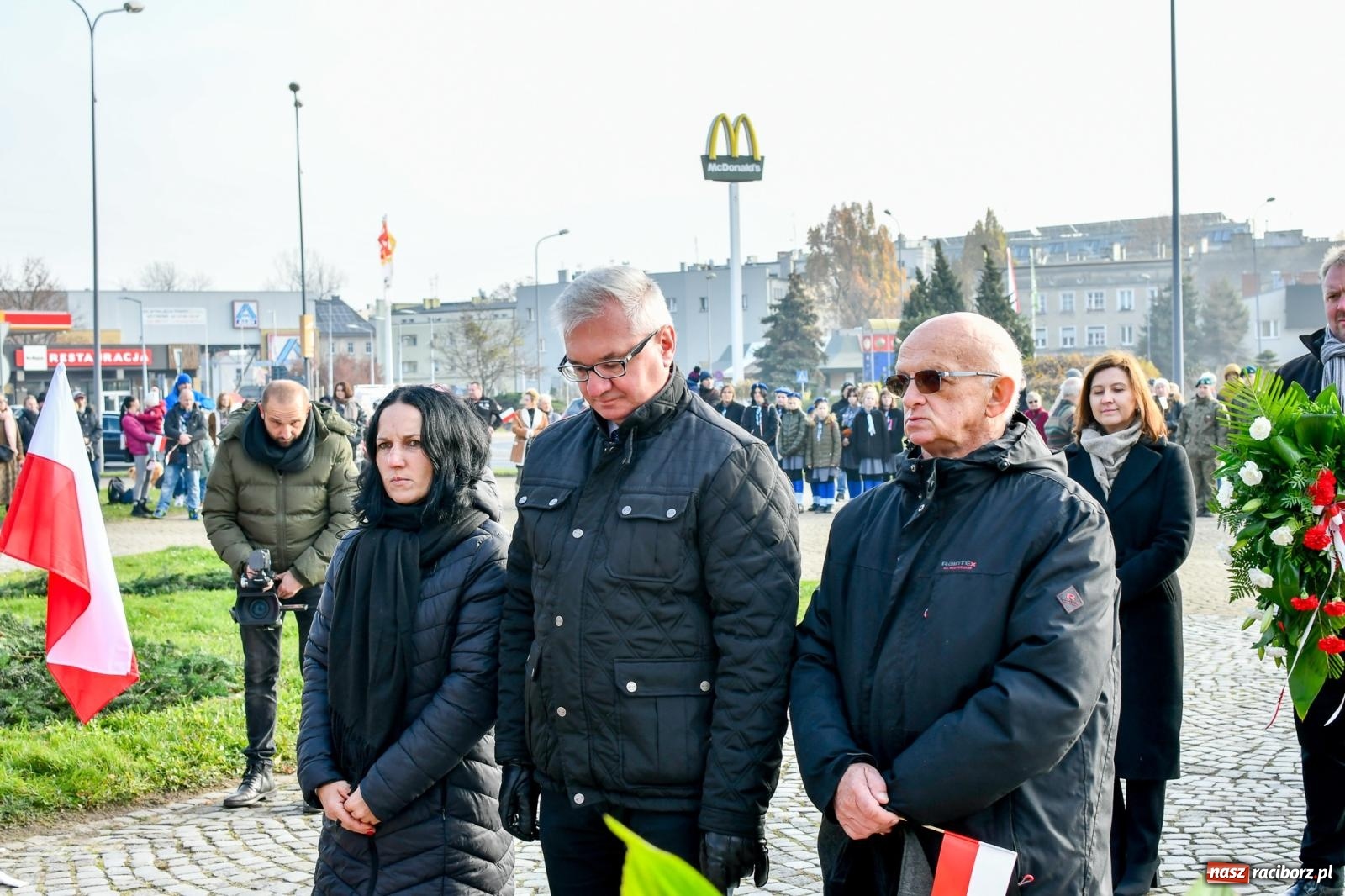 Zdjęcie w galerii na portalu naszraciborz.pl: Miejskie uroczystości z okazji Narodowego Święta Niepodległości [FOTO i WIDEO] wiadomości z regionu