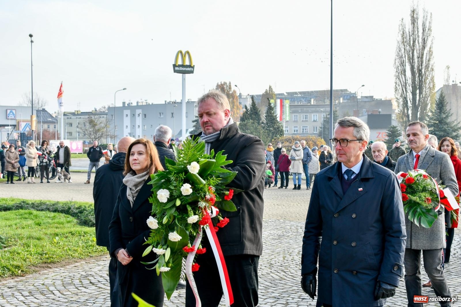 Zdjęcie w galerii na portalu naszraciborz.pl: Miejskie uroczystości z okazji Narodowego Święta Niepodległości [FOTO i WIDEO] wiadomości z regionu
