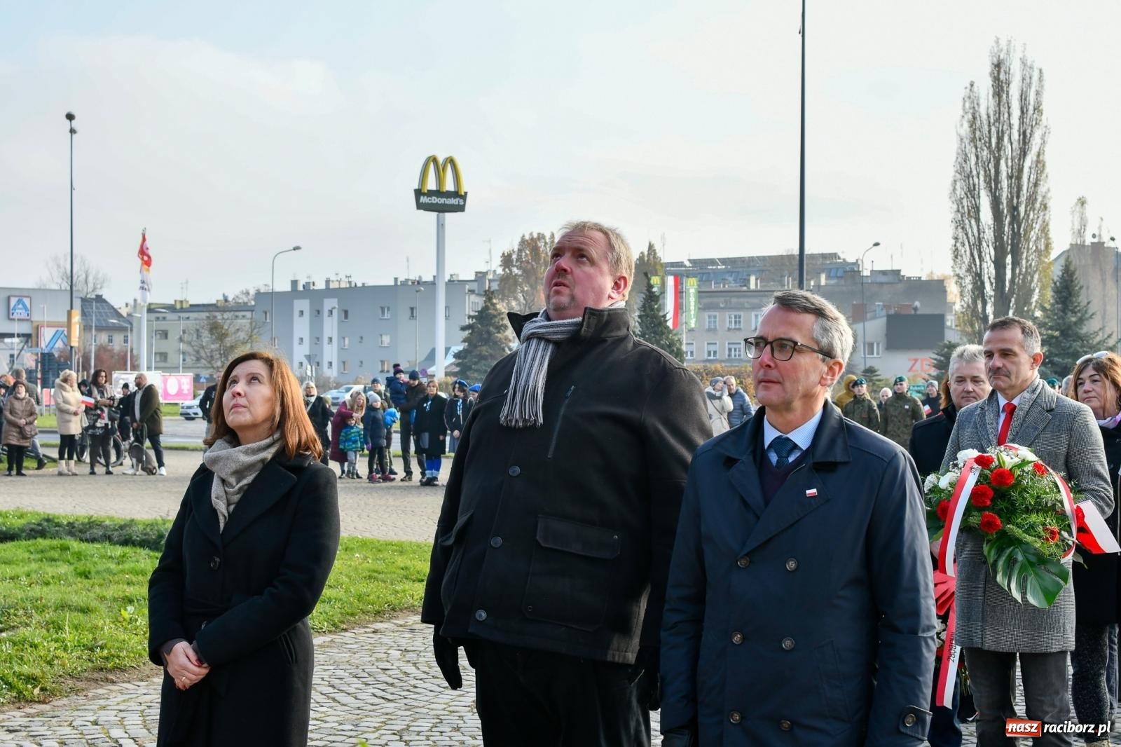 Zdjęcie w galerii na portalu naszraciborz.pl: Miejskie uroczystości z okazji Narodowego Święta Niepodległości [FOTO i WIDEO] wiadomości z regionu