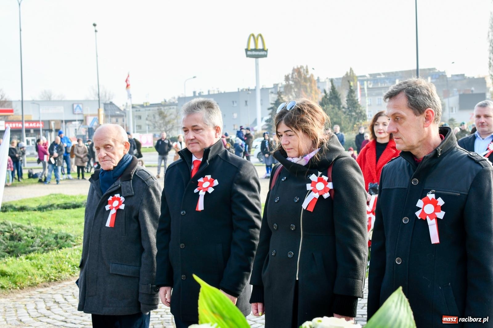 Zdjęcie w galerii na portalu naszraciborz.pl: Miejskie uroczystości z okazji Narodowego Święta Niepodległości [FOTO i WIDEO] wiadomości z regionu