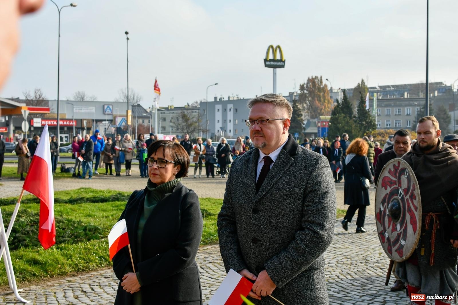 Zdjęcie w galerii na portalu naszraciborz.pl: Miejskie uroczystości z okazji Narodowego Święta Niepodległości [FOTO i WIDEO] wiadomości z regionu