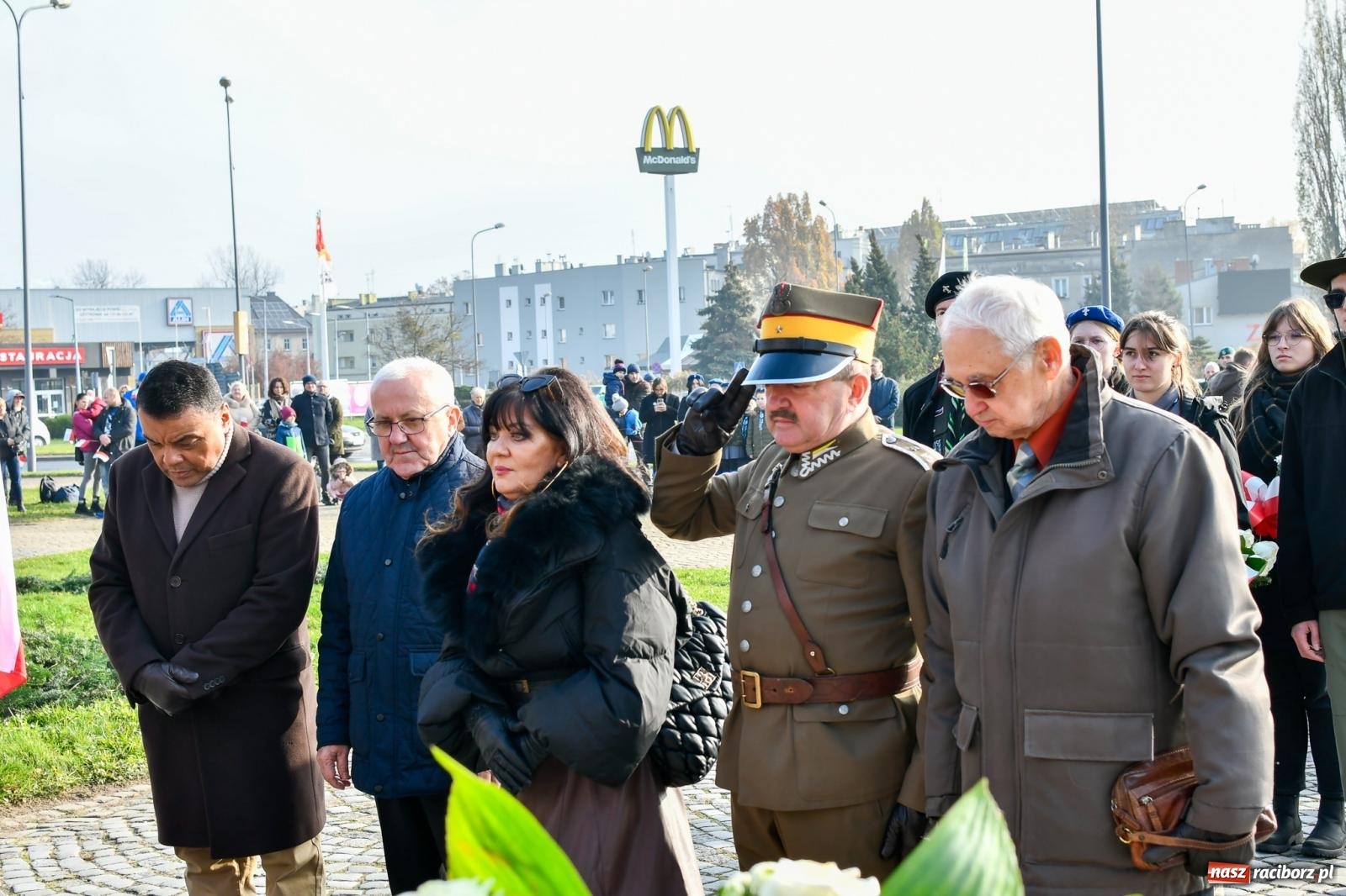 Zdjęcie w galerii na portalu naszraciborz.pl: Miejskie uroczystości z okazji Narodowego Święta Niepodległości [FOTO i WIDEO] wiadomości z regionu