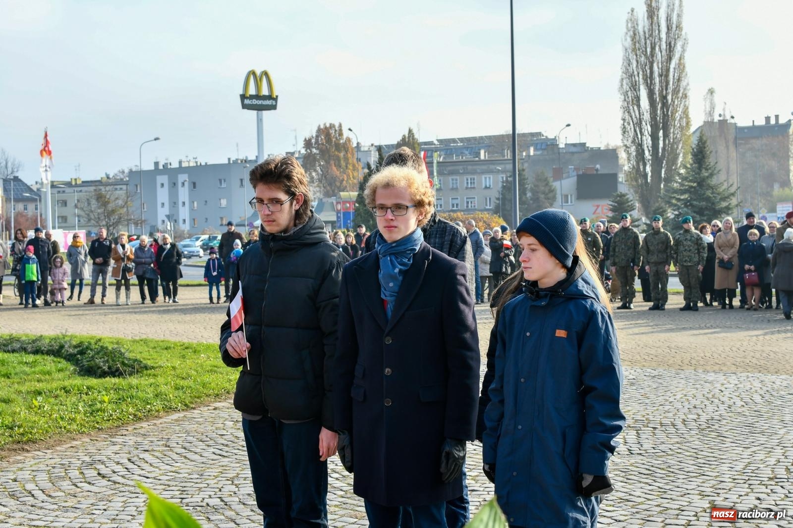 Zdjęcie w galerii na portalu naszraciborz.pl: Miejskie uroczystości z okazji Narodowego Święta Niepodległości [FOTO i WIDEO] wiadomości z regionu