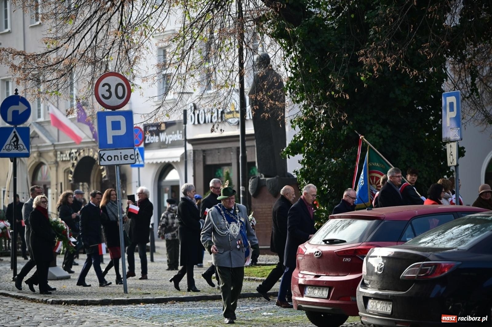 Zdjęcie w galerii na portalu naszraciborz.pl: Miejskie uroczystości z okazji Narodowego Święta Niepodległości [FOTO i WIDEO] wiadomości z regionu