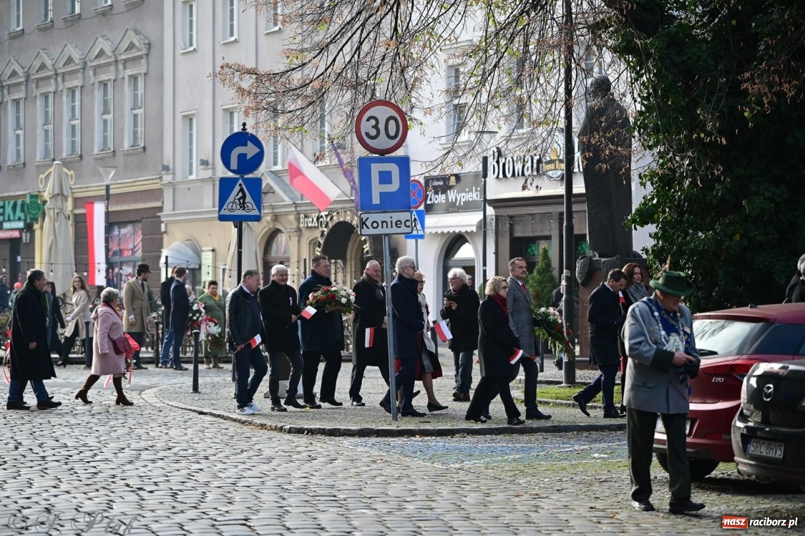 Zdjęcie w galerii na portalu naszraciborz.pl: Miejskie uroczystości z okazji Narodowego Święta Niepodległości [FOTO i WIDEO] wiadomości z regionu