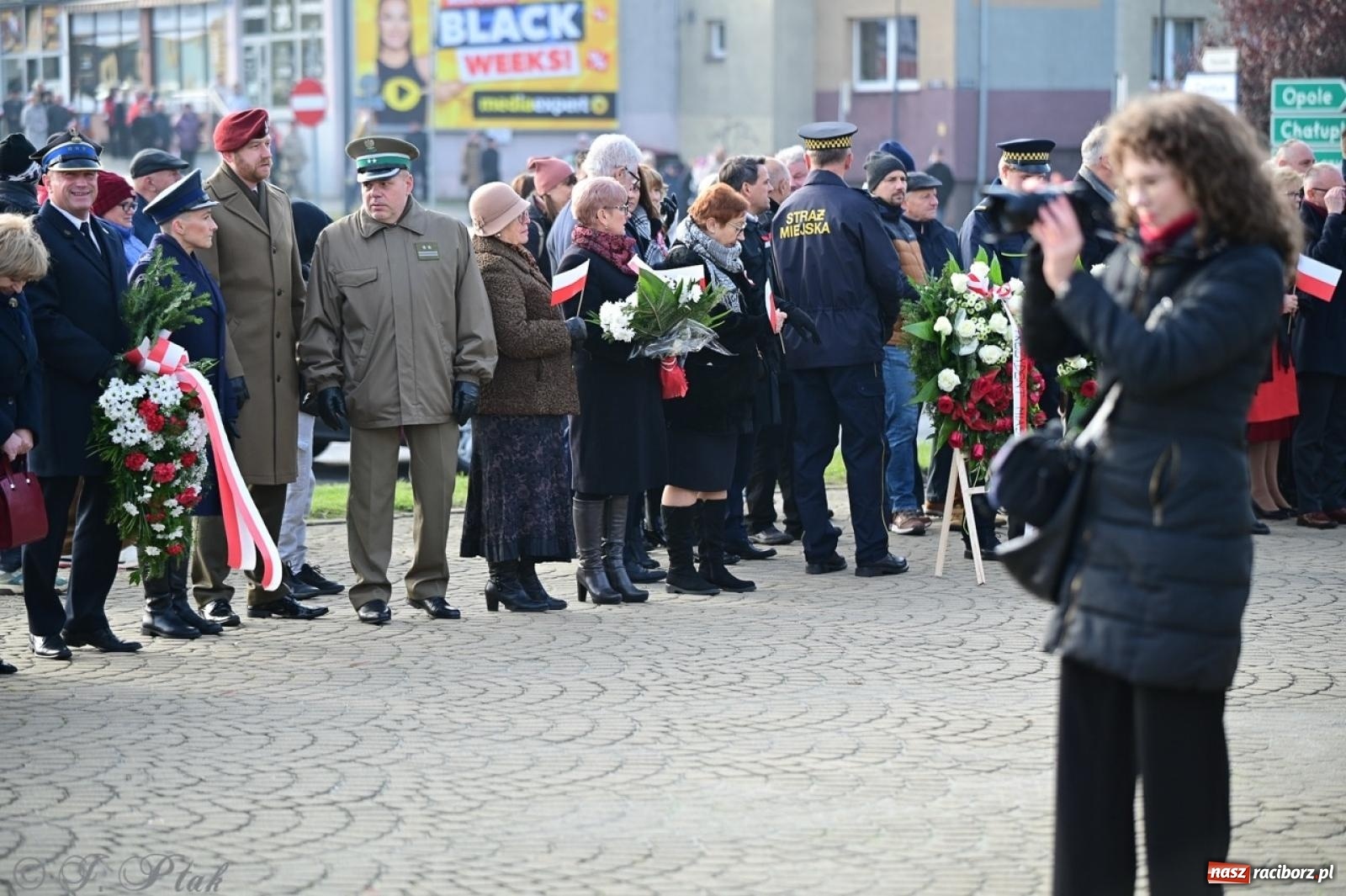 Zdjęcie w galerii na portalu naszraciborz.pl: Miejskie uroczystości z okazji Narodowego Święta Niepodległości [FOTO i WIDEO] wiadomości z regionu