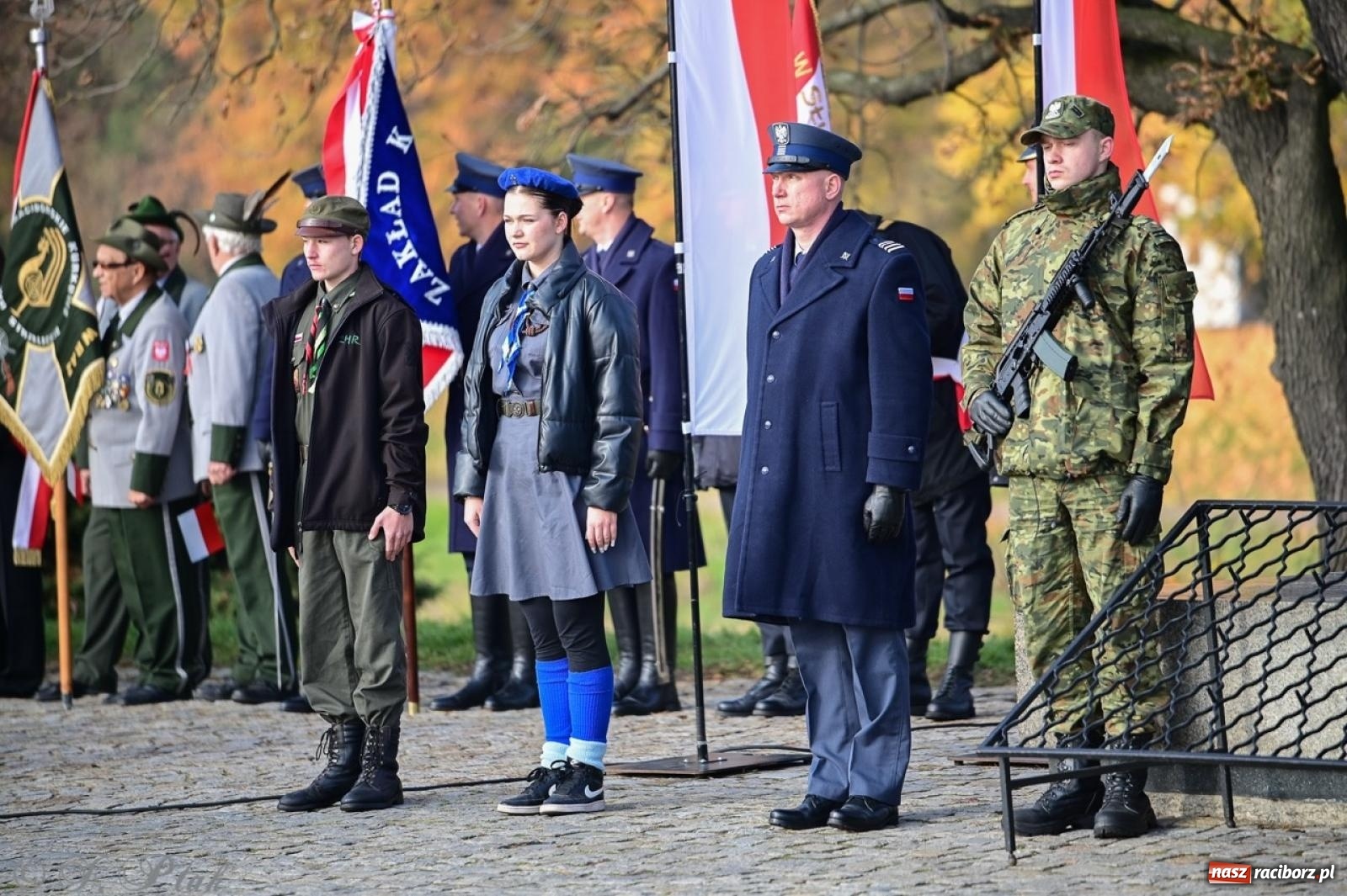 Zdjęcie w galerii na portalu naszraciborz.pl: Miejskie uroczystości z okazji Narodowego Święta Niepodległości [FOTO i WIDEO] wiadomości z regionu