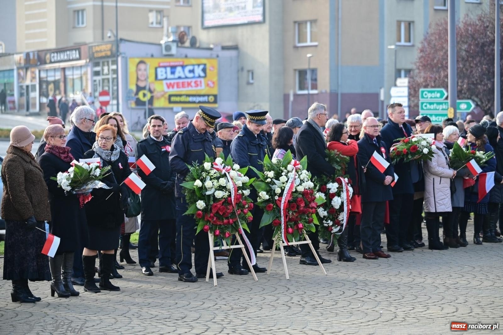 Zdjęcie w galerii na portalu naszraciborz.pl: Miejskie uroczystości z okazji Narodowego Święta Niepodległości [FOTO i WIDEO] wiadomości z regionu