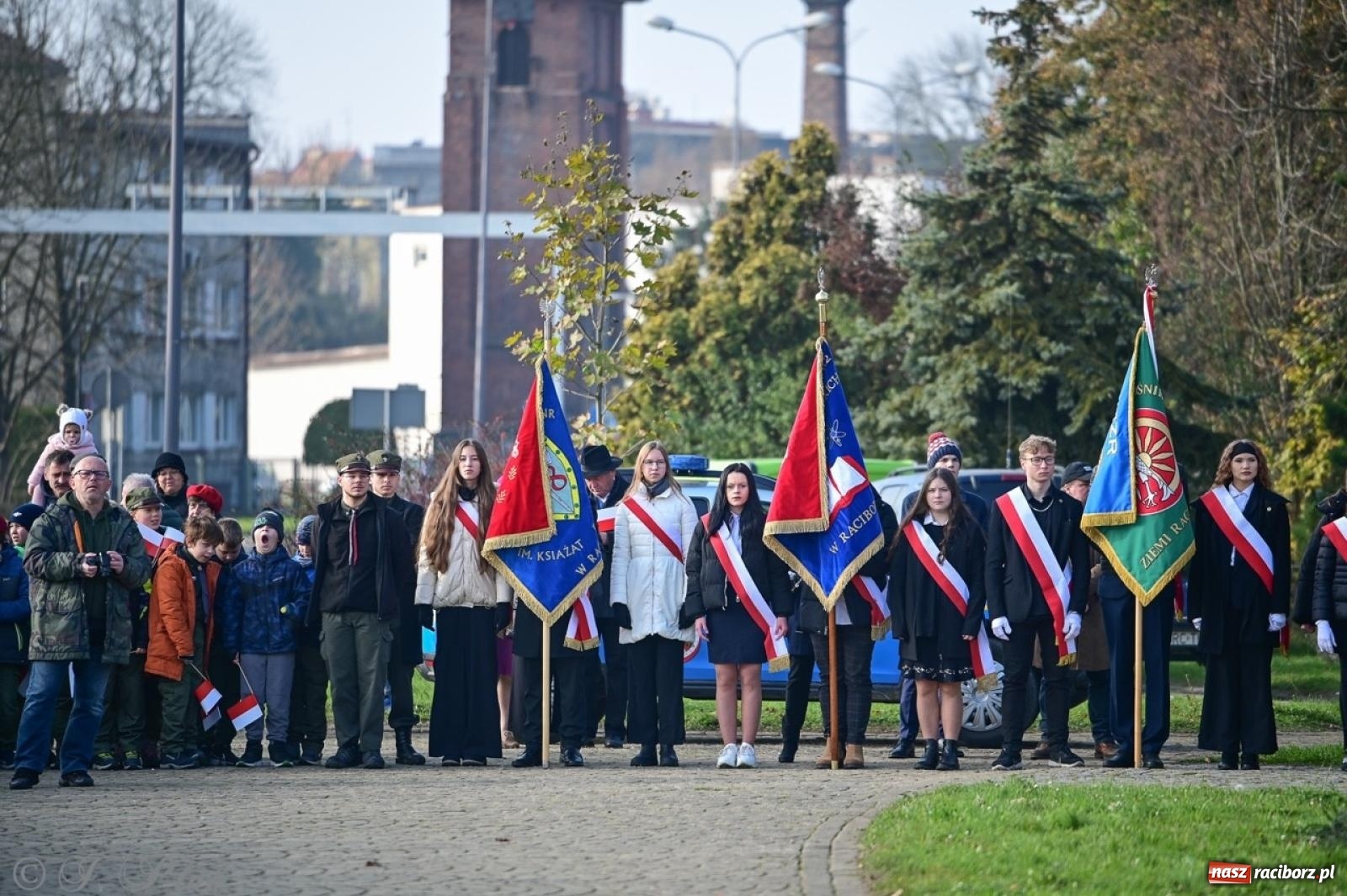 Zdjęcie w galerii na portalu naszraciborz.pl: Miejskie uroczystości z okazji Narodowego Święta Niepodległości [FOTO i WIDEO] wiadomości z regionu