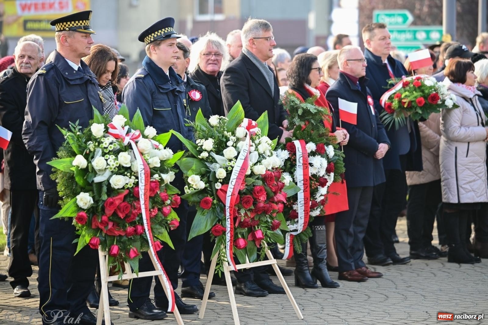 Zdjęcie w galerii na portalu naszraciborz.pl: Miejskie uroczystości z okazji Narodowego Święta Niepodległości [FOTO i WIDEO] wiadomości z regionu