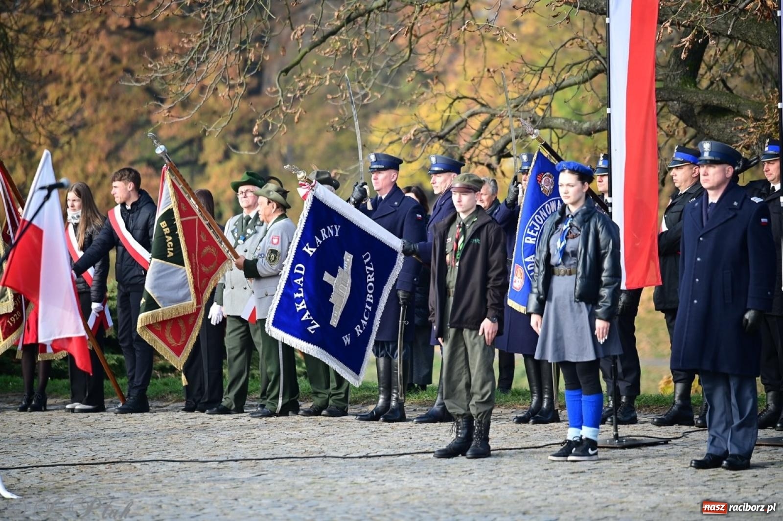 Zdjęcie w galerii na portalu naszraciborz.pl: Miejskie uroczystości z okazji Narodowego Święta Niepodległości [FOTO i WIDEO] wiadomości z regionu