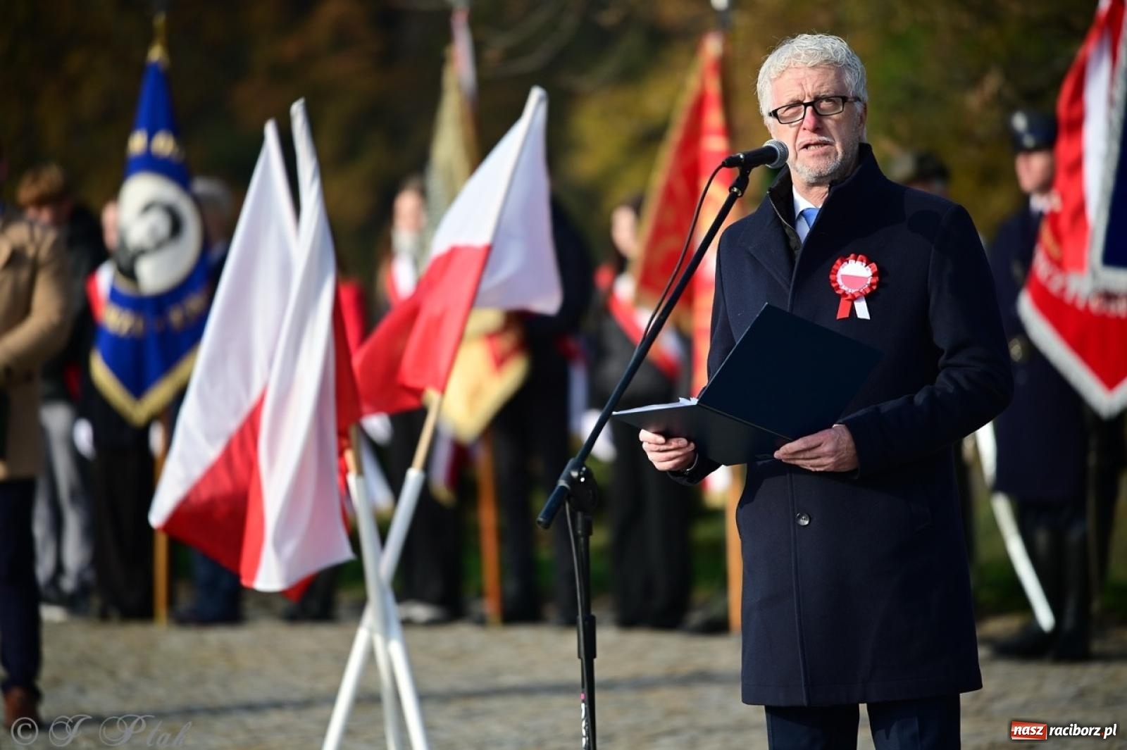 Zdjęcie w galerii na portalu naszraciborz.pl: Miejskie uroczystości z okazji Narodowego Święta Niepodległości [FOTO i WIDEO] wiadomości z regionu