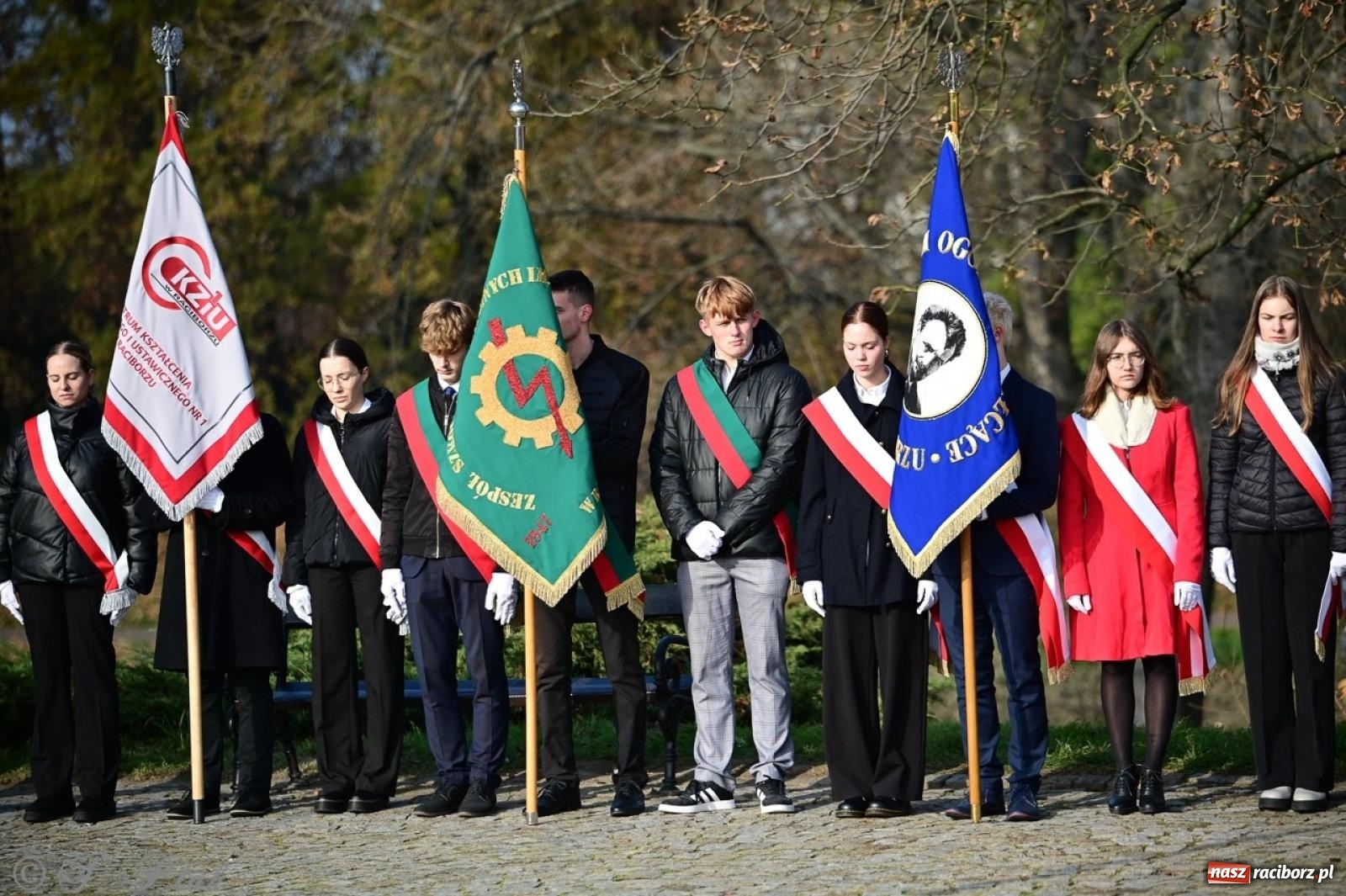 Zdjęcie w galerii na portalu naszraciborz.pl: Miejskie uroczystości z okazji Narodowego Święta Niepodległości [FOTO i WIDEO] wiadomości z regionu