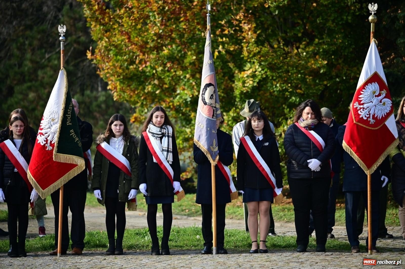 Zdjęcie w galerii na portalu naszraciborz.pl: Miejskie uroczystości z okazji Narodowego Święta Niepodległości [FOTO i WIDEO] wiadomości z regionu