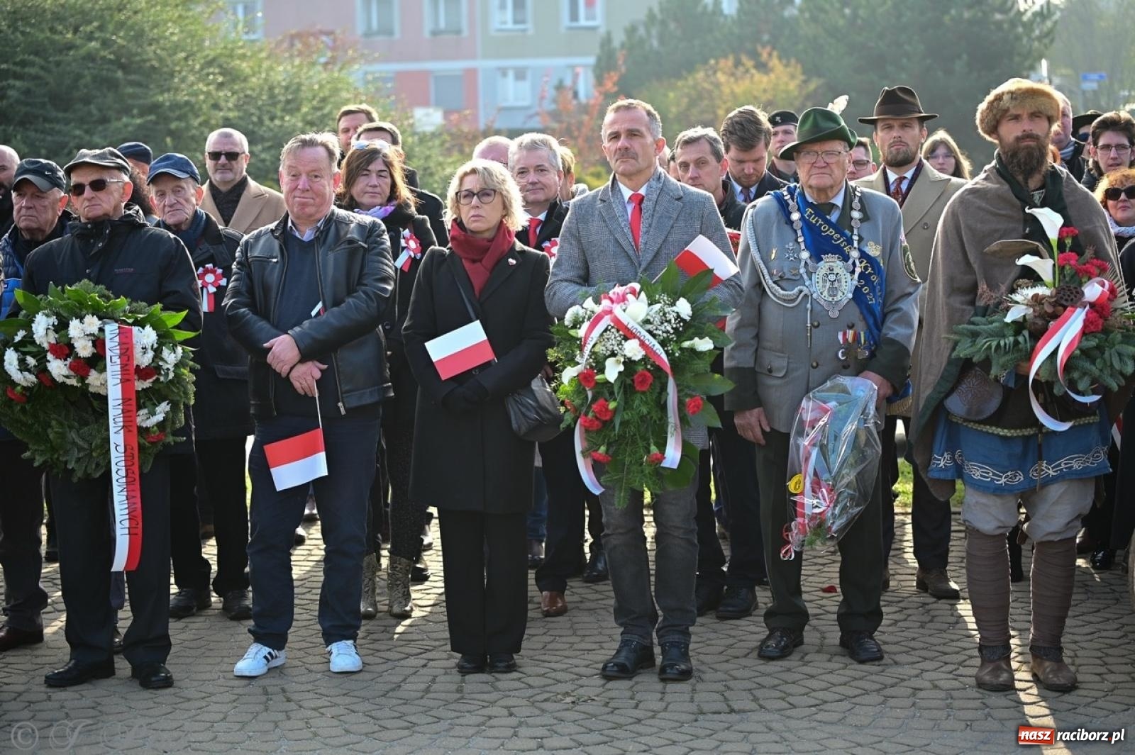 Zdjęcie w galerii na portalu naszraciborz.pl: Miejskie uroczystości z okazji Narodowego Święta Niepodległości [FOTO i WIDEO] wiadomości z regionu