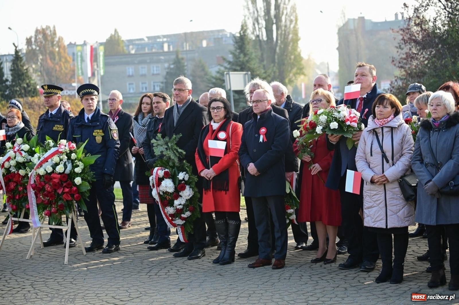 Zdjęcie w galerii na portalu naszraciborz.pl: Miejskie uroczystości z okazji Narodowego Święta Niepodległości [FOTO i WIDEO] wiadomości z regionu