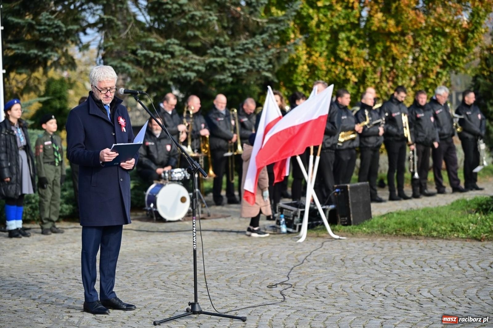 Zdjęcie w galerii na portalu naszraciborz.pl: Miejskie uroczystości z okazji Narodowego Święta Niepodległości [FOTO i WIDEO] wiadomości z regionu
