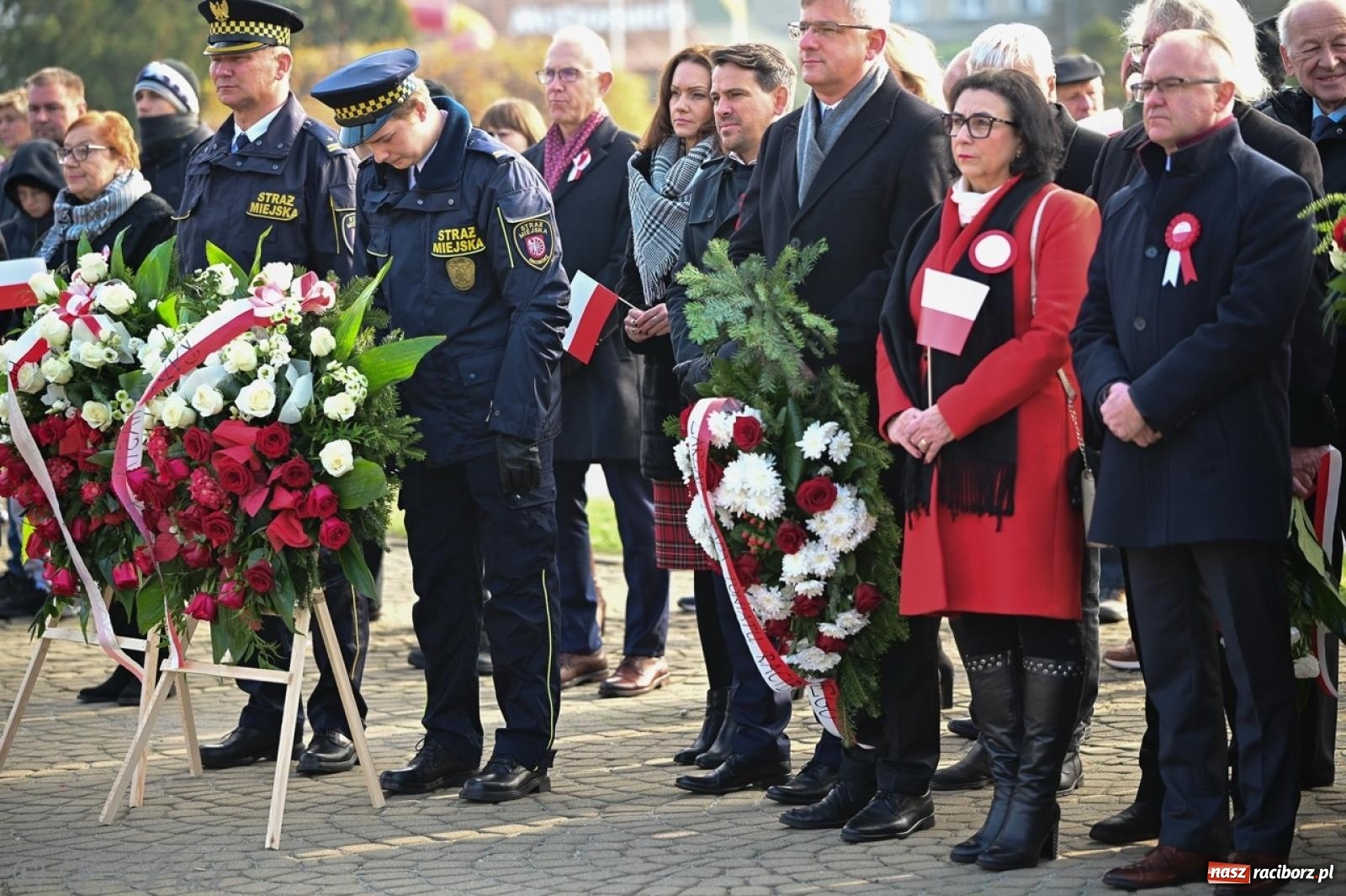 Zdjęcie w galerii na portalu naszraciborz.pl: Miejskie uroczystości z okazji Narodowego Święta Niepodległości [FOTO i WIDEO] wiadomości z regionu