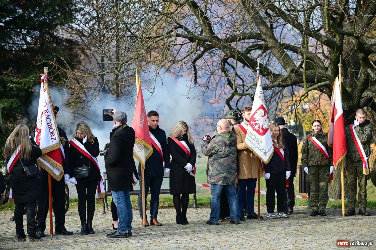 Zdjęcie w galerii na portalu naszraciborz.pl: Miejskie uroczystości z okazji Narodowego Święta Niepodległości [FOTO i WIDEO] wiadomości z regionu