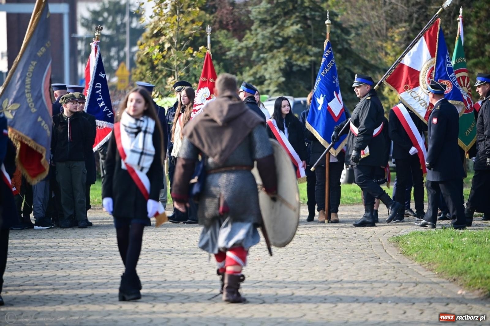 Zdjęcie w galerii na portalu naszraciborz.pl: Miejskie uroczystości z okazji Narodowego Święta Niepodległości [FOTO i WIDEO] wiadomości z regionu