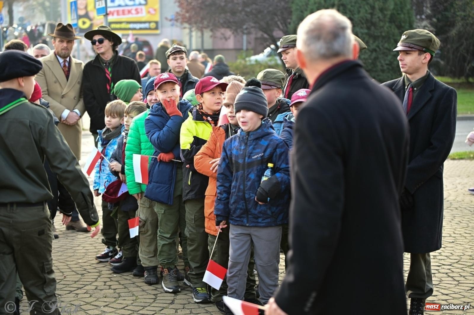 Zdjęcie w galerii na portalu naszraciborz.pl: Miejskie uroczystości z okazji Narodowego Święta Niepodległości [FOTO i WIDEO] wiadomości z regionu