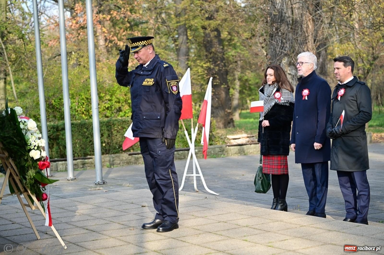Zdjęcie w galerii na portalu naszraciborz.pl: Miejskie uroczystości z okazji Narodowego Święta Niepodległości [FOTO i WIDEO] wiadomości z regionu