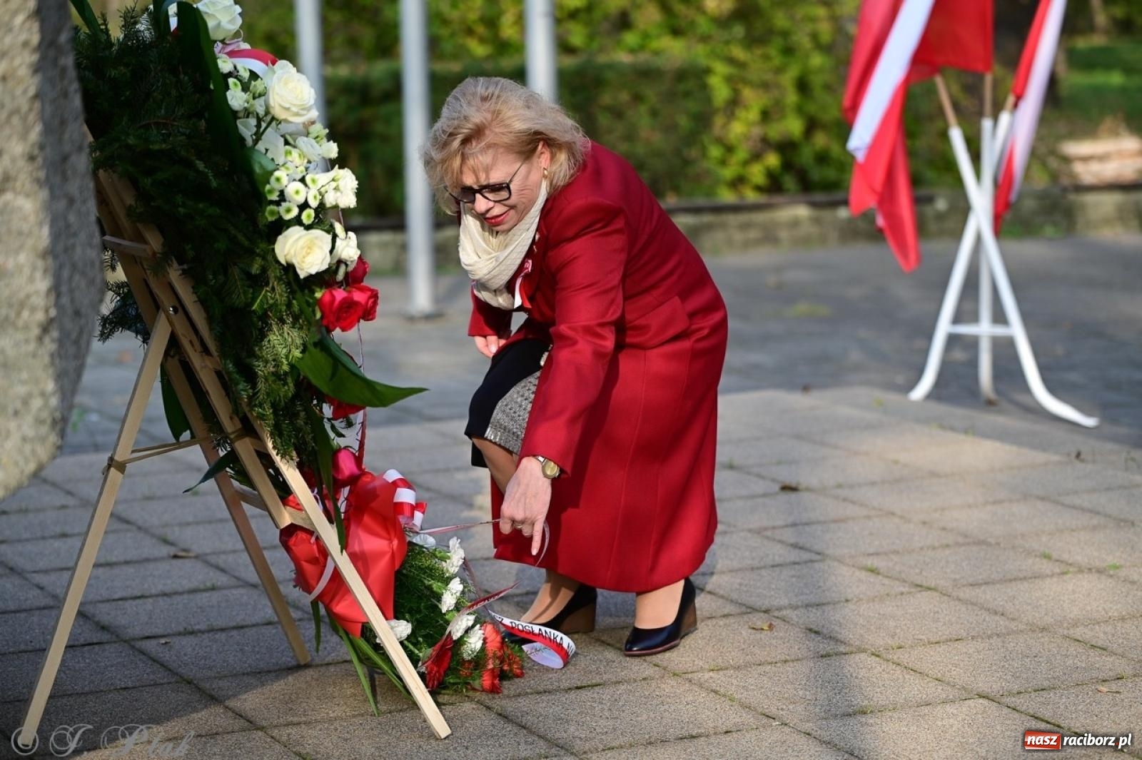 Zdjęcie w galerii na portalu naszraciborz.pl: Miejskie uroczystości z okazji Narodowego Święta Niepodległości [FOTO i WIDEO] wiadomości z regionu