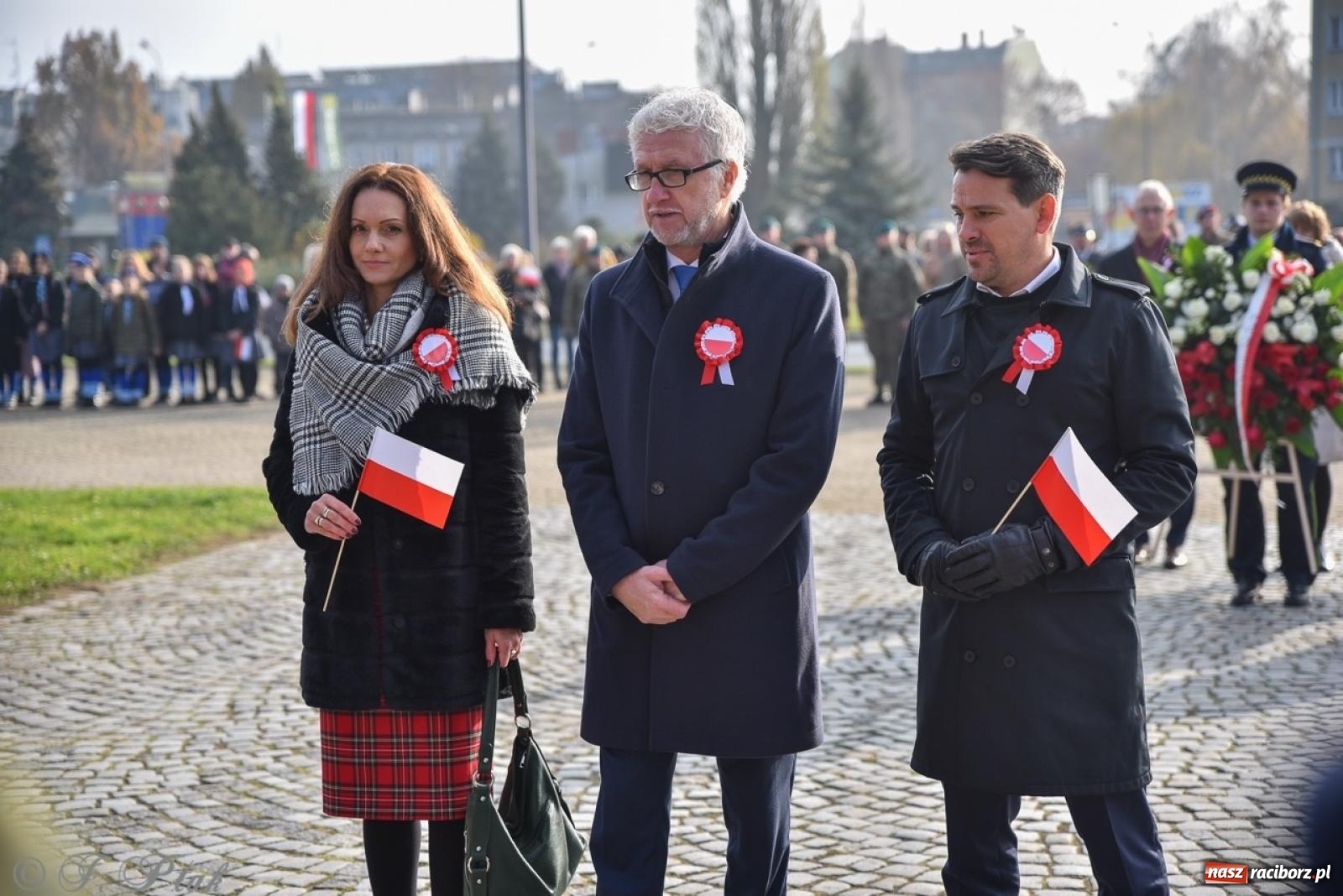 Zdjęcie w galerii na portalu naszraciborz.pl: Miejskie uroczystości z okazji Narodowego Święta Niepodległości [FOTO i WIDEO] wiadomości z regionu