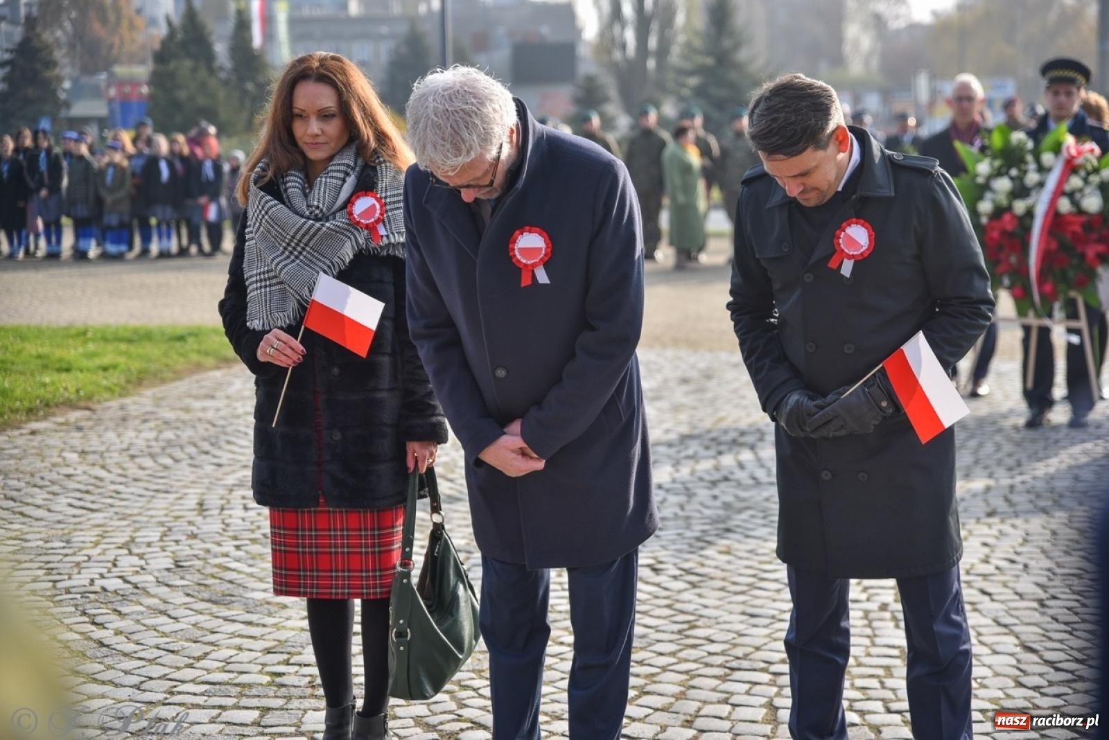 Zdjęcie w galerii na portalu naszraciborz.pl: Miejskie uroczystości z okazji Narodowego Święta Niepodległości [FOTO i WIDEO] wiadomości z regionu