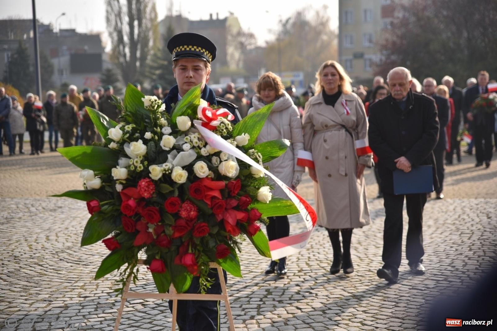 Zdjęcie w galerii na portalu naszraciborz.pl: Miejskie uroczystości z okazji Narodowego Święta Niepodległości [FOTO i WIDEO] wiadomości z regionu