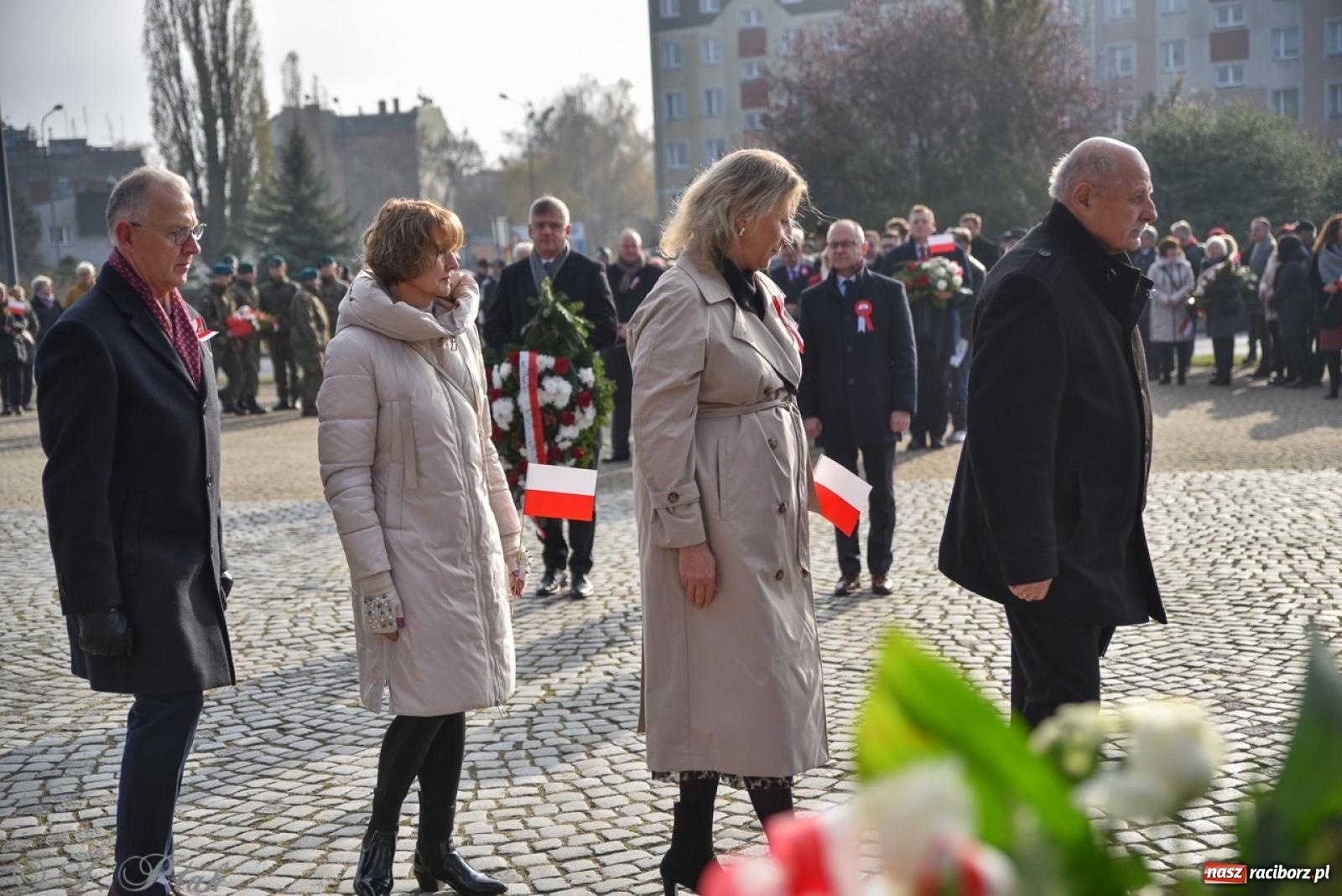 Zdjęcie w galerii na portalu naszraciborz.pl: Miejskie uroczystości z okazji Narodowego Święta Niepodległości [FOTO i WIDEO] wiadomości z regionu
