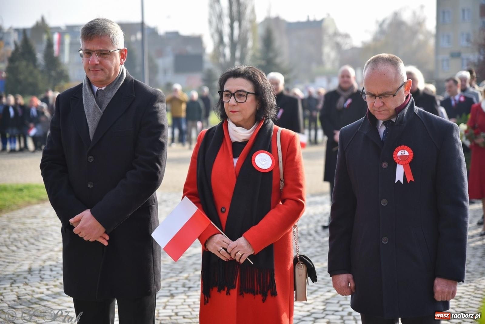 Zdjęcie w galerii na portalu naszraciborz.pl: Miejskie uroczystości z okazji Narodowego Święta Niepodległości [FOTO i WIDEO] wiadomości z regionu