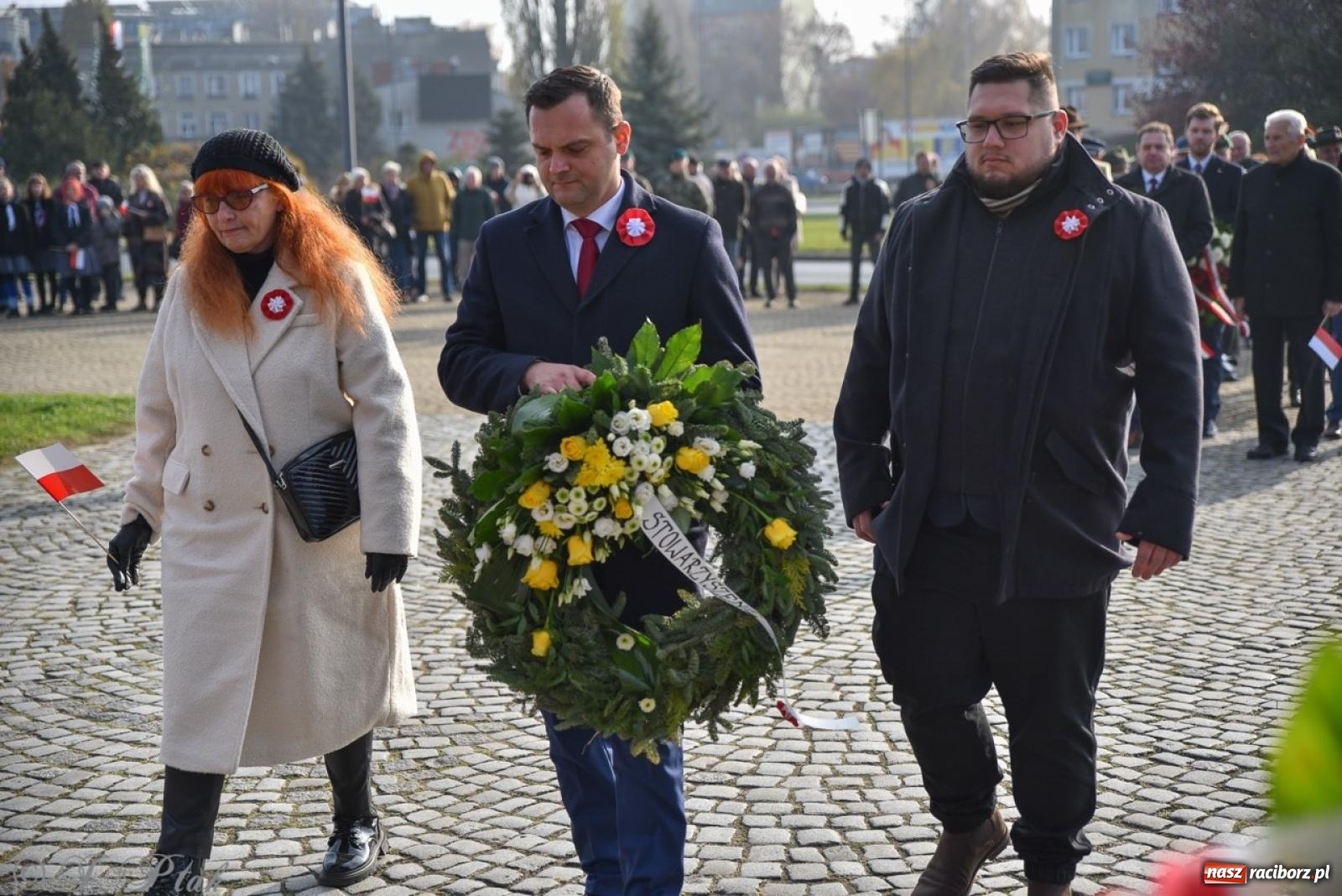 Zdjęcie w galerii na portalu naszraciborz.pl: Miejskie uroczystości z okazji Narodowego Święta Niepodległości [FOTO i WIDEO] wiadomości z regionu