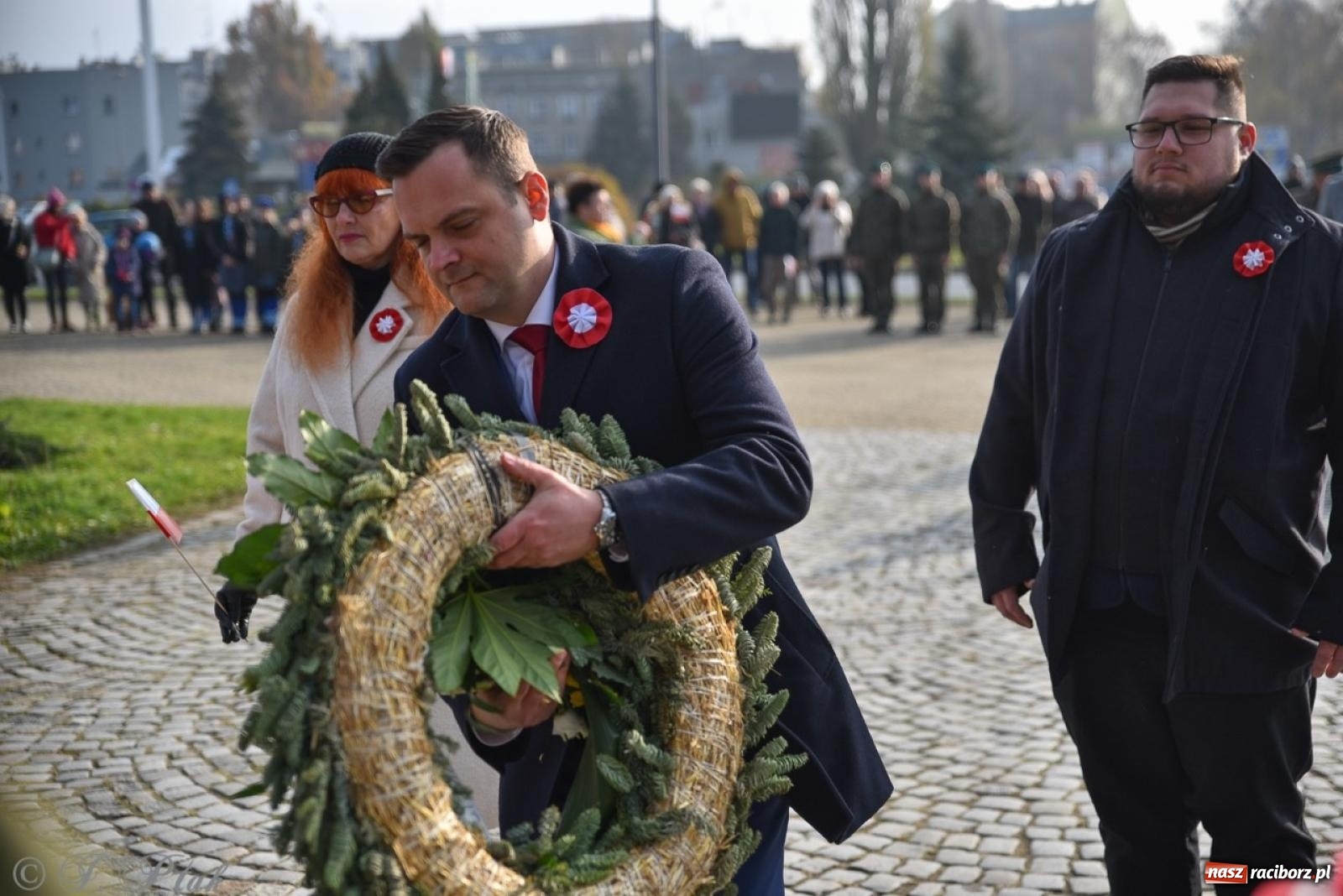 Zdjęcie w galerii na portalu naszraciborz.pl: Miejskie uroczystości z okazji Narodowego Święta Niepodległości [FOTO i WIDEO] wiadomości z regionu