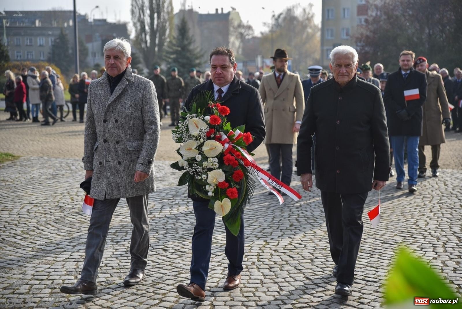 Zdjęcie w galerii na portalu naszraciborz.pl: Miejskie uroczystości z okazji Narodowego Święta Niepodległości [FOTO i WIDEO] wiadomości z regionu