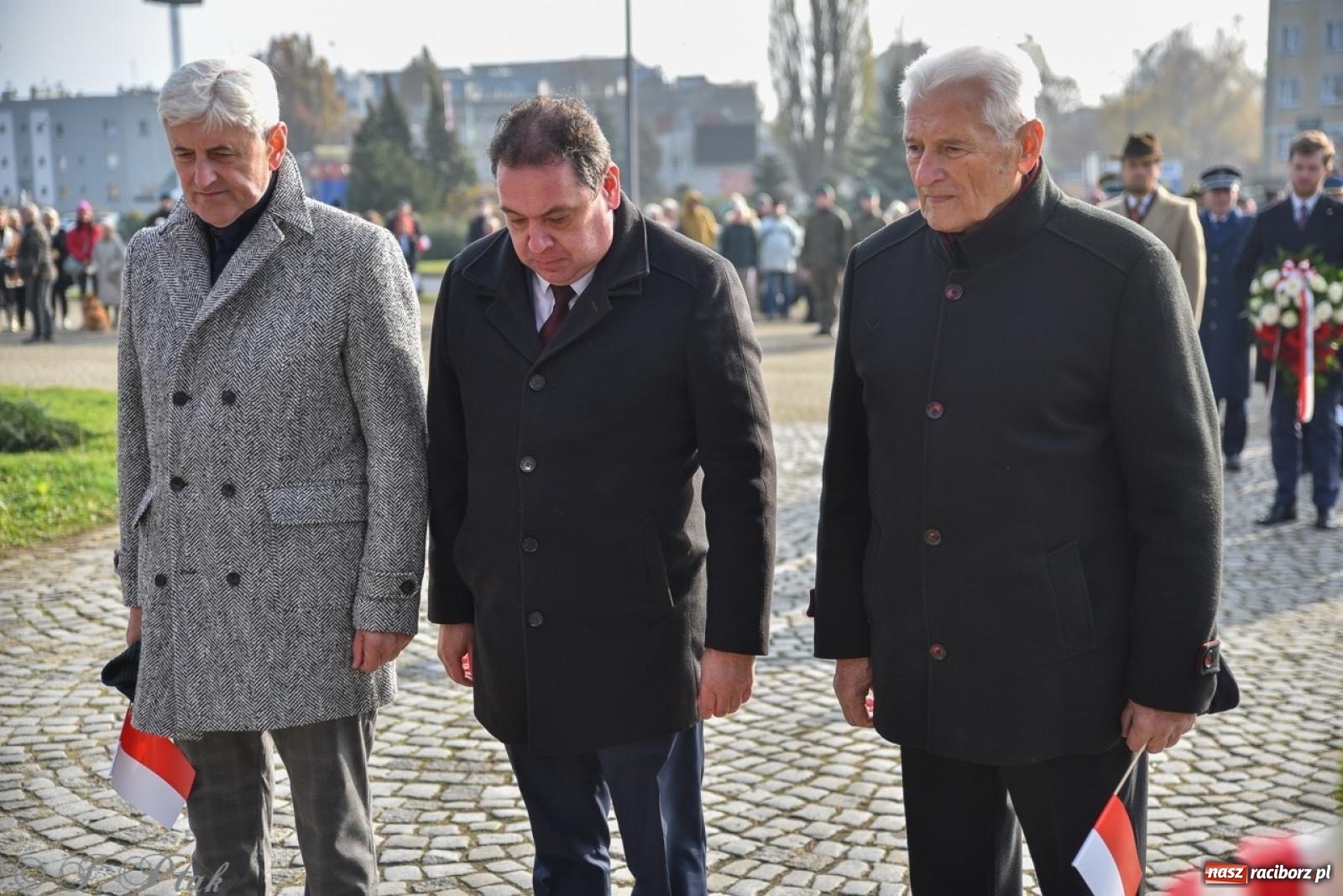 Zdjęcie w galerii na portalu naszraciborz.pl: Miejskie uroczystości z okazji Narodowego Święta Niepodległości [FOTO i WIDEO] wiadomości z regionu