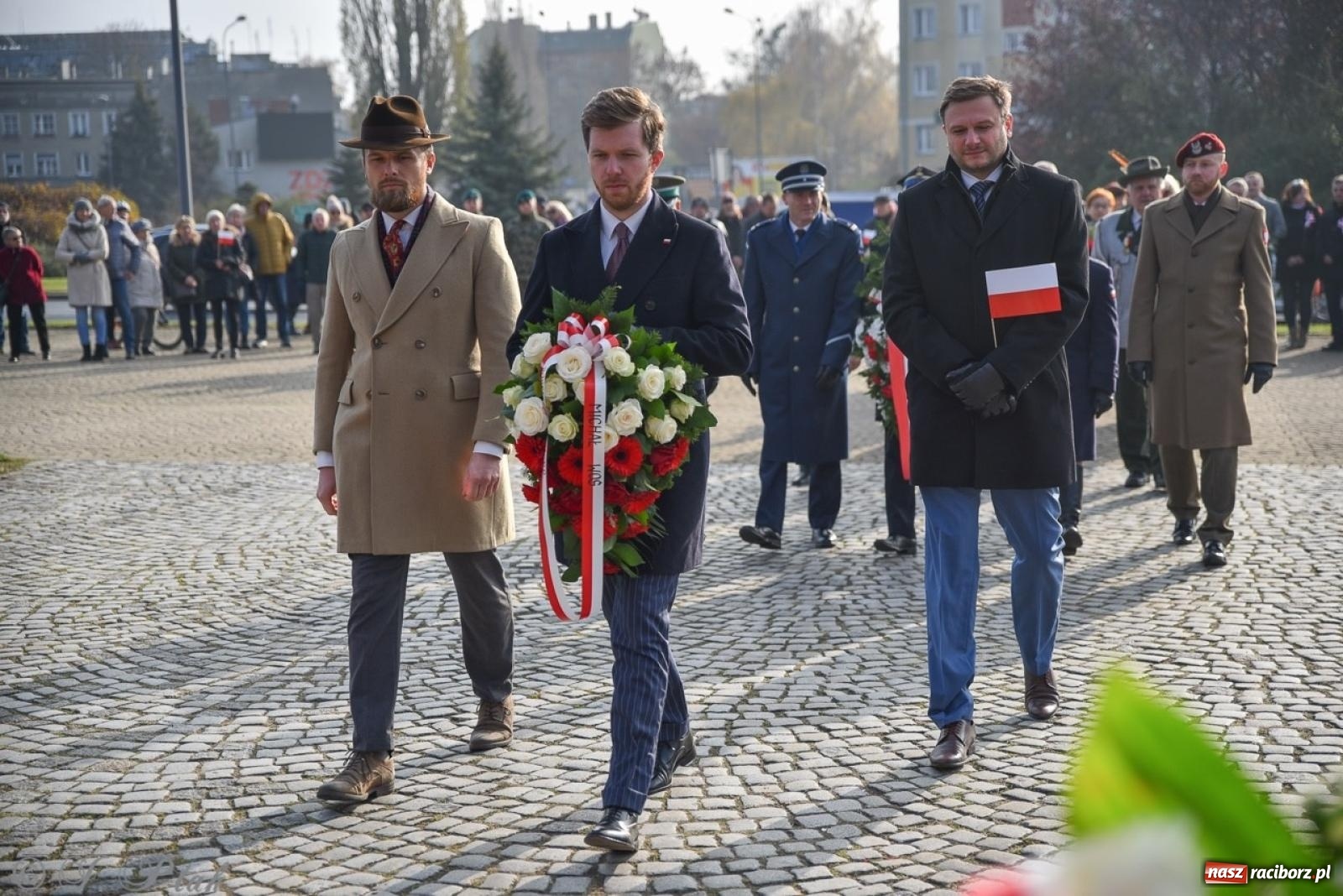 Zdjęcie w galerii na portalu naszraciborz.pl: Miejskie uroczystości z okazji Narodowego Święta Niepodległości [FOTO i WIDEO] wiadomości z regionu