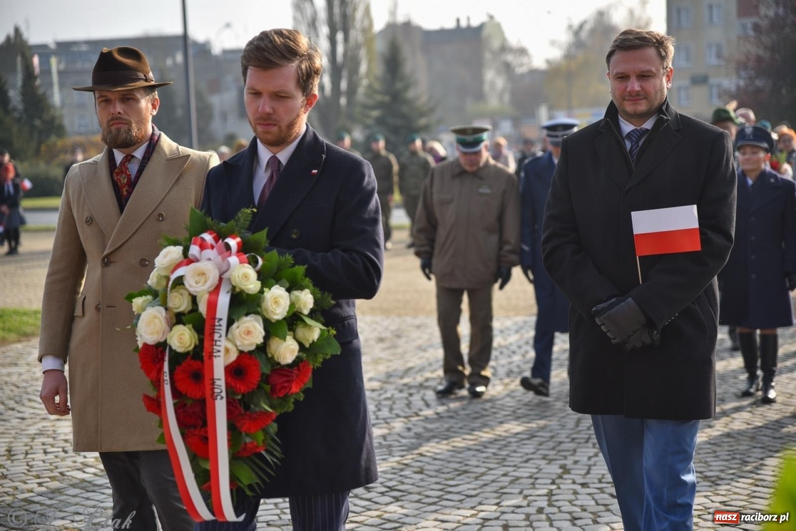 Zdjęcie w galerii na portalu naszraciborz.pl: Miejskie uroczystości z okazji Narodowego Święta Niepodległości [FOTO i WIDEO] wiadomości z regionu