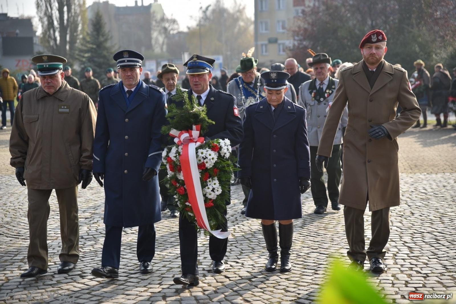 Zdjęcie w galerii na portalu naszraciborz.pl: Miejskie uroczystości z okazji Narodowego Święta Niepodległości [FOTO i WIDEO] wiadomości z regionu