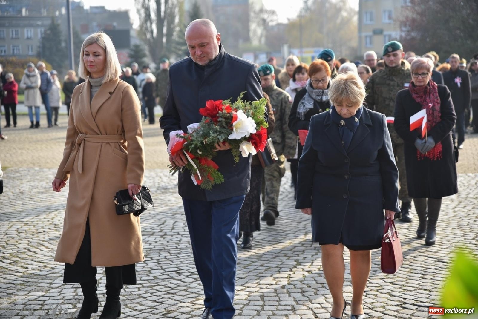 Zdjęcie w galerii na portalu naszraciborz.pl: Miejskie uroczystości z okazji Narodowego Święta Niepodległości [FOTO i WIDEO] wiadomości z regionu